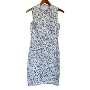 Brooks Brothers Blue Floral Mini Dress
